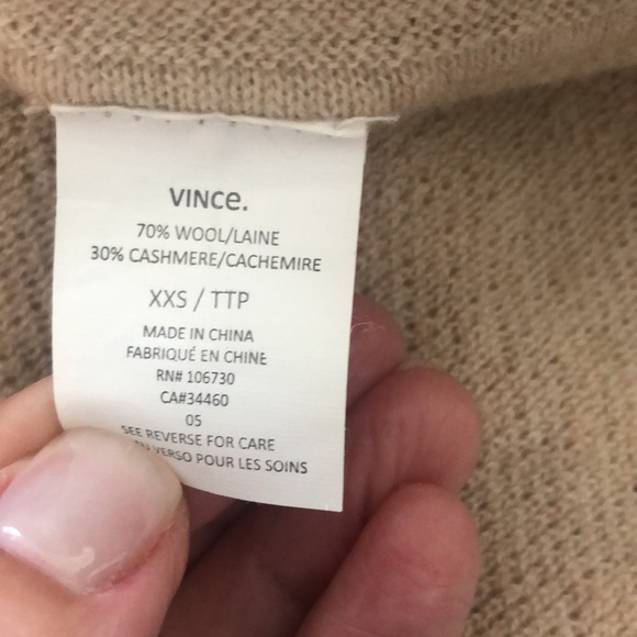 Vince waterfall cardigan with pockets. - Picture 4 of 4
